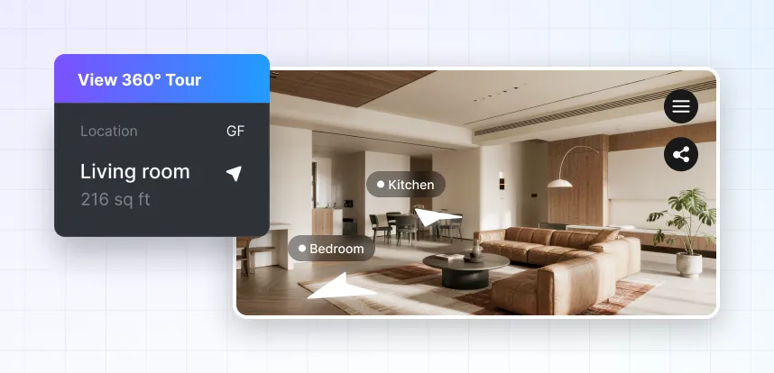 Review spaces remotely
