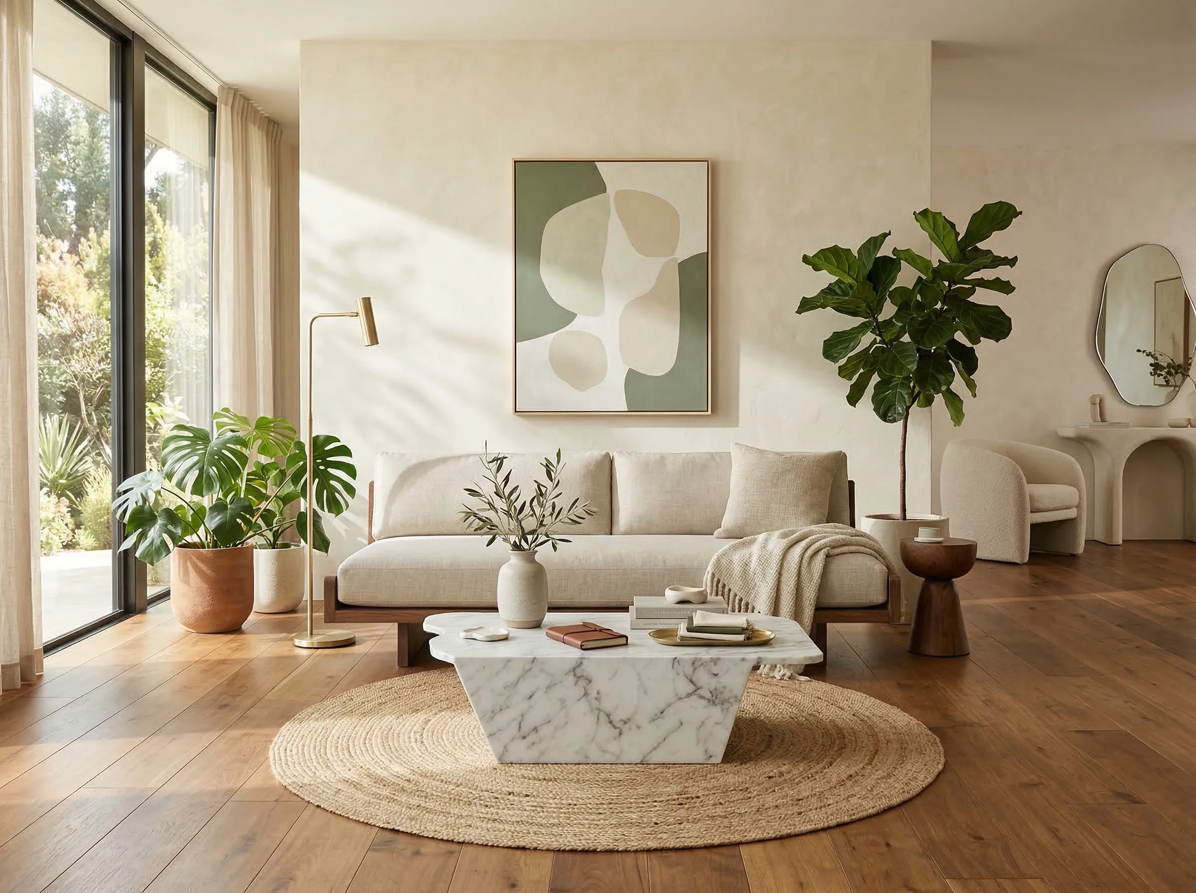 Beautifully styled room