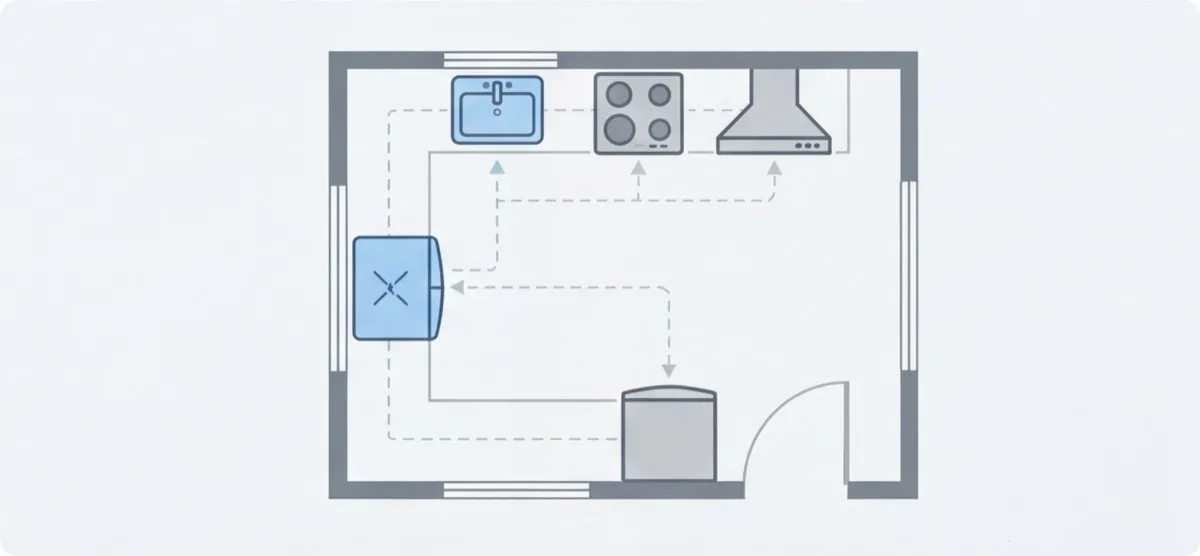 AI kitchen layout - set appliance preferences