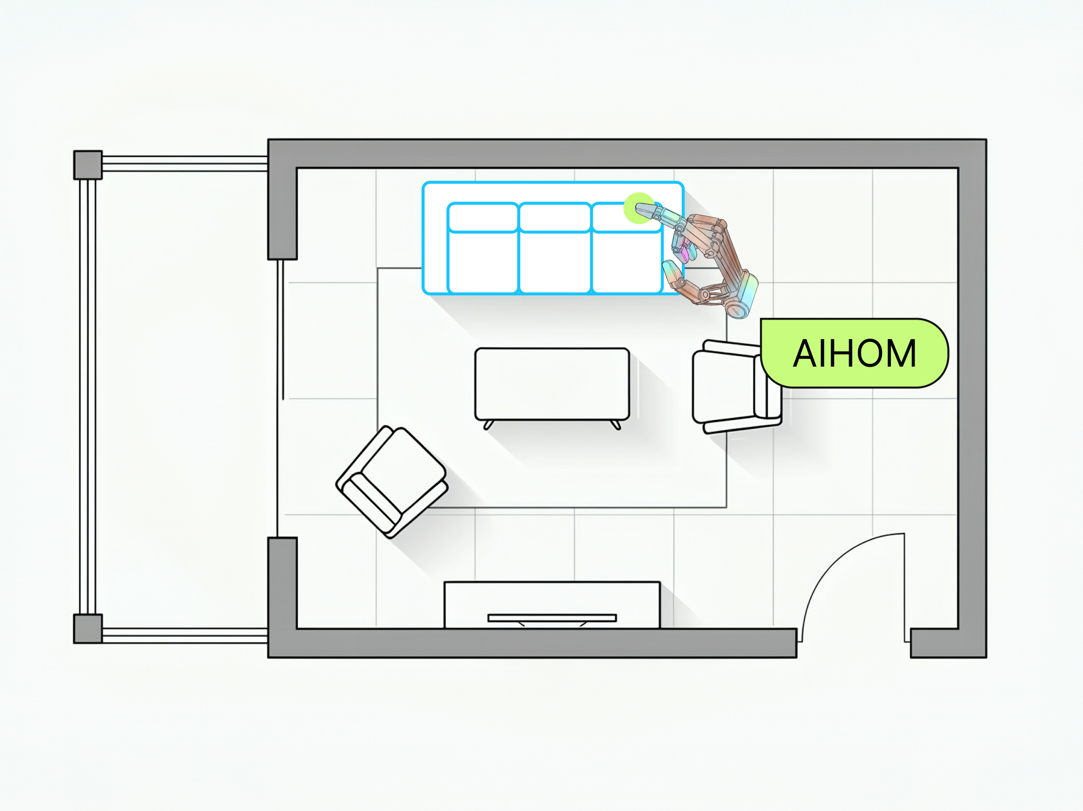 アップロードされた間取り図