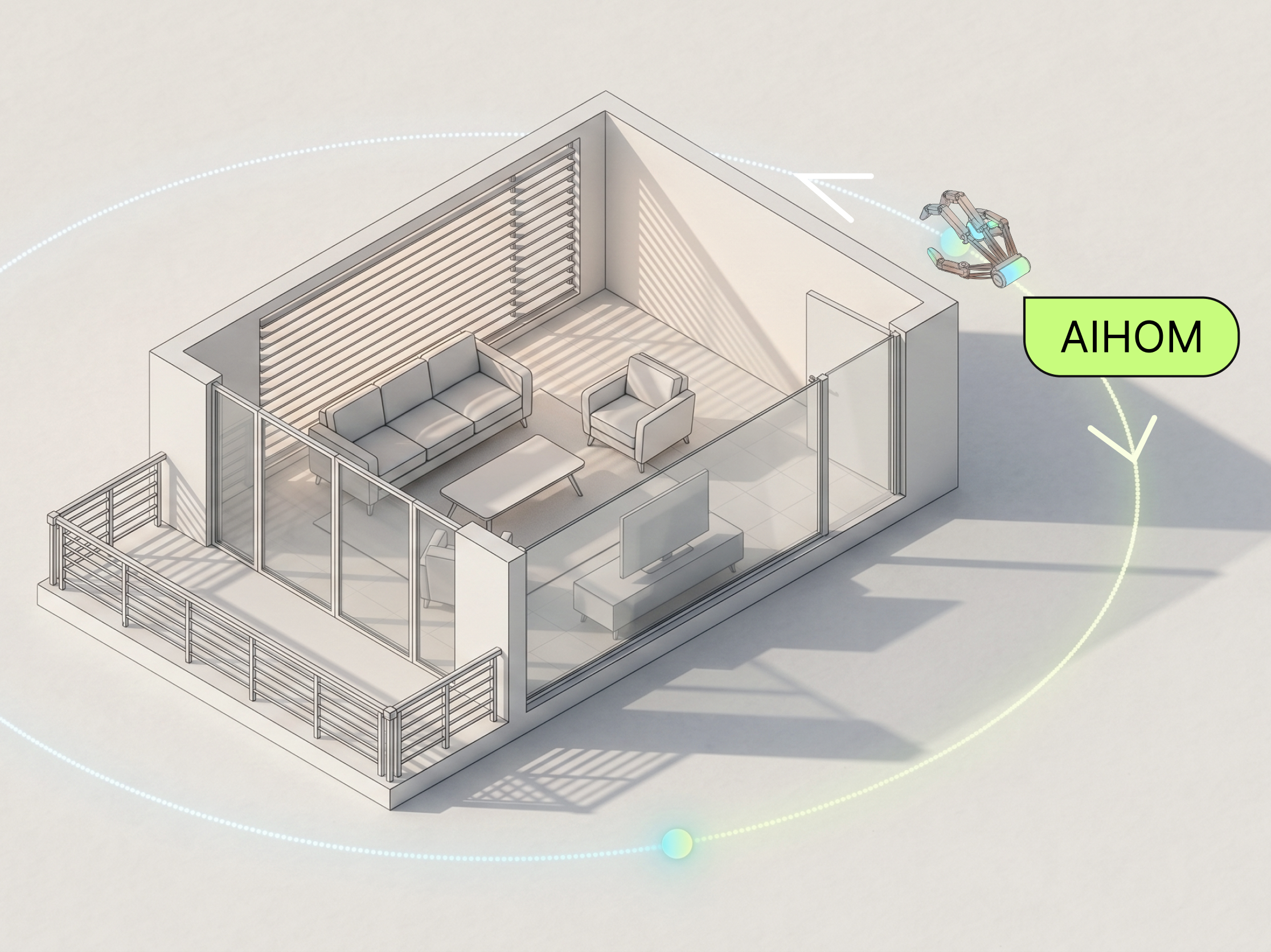 家具付き3D住宅