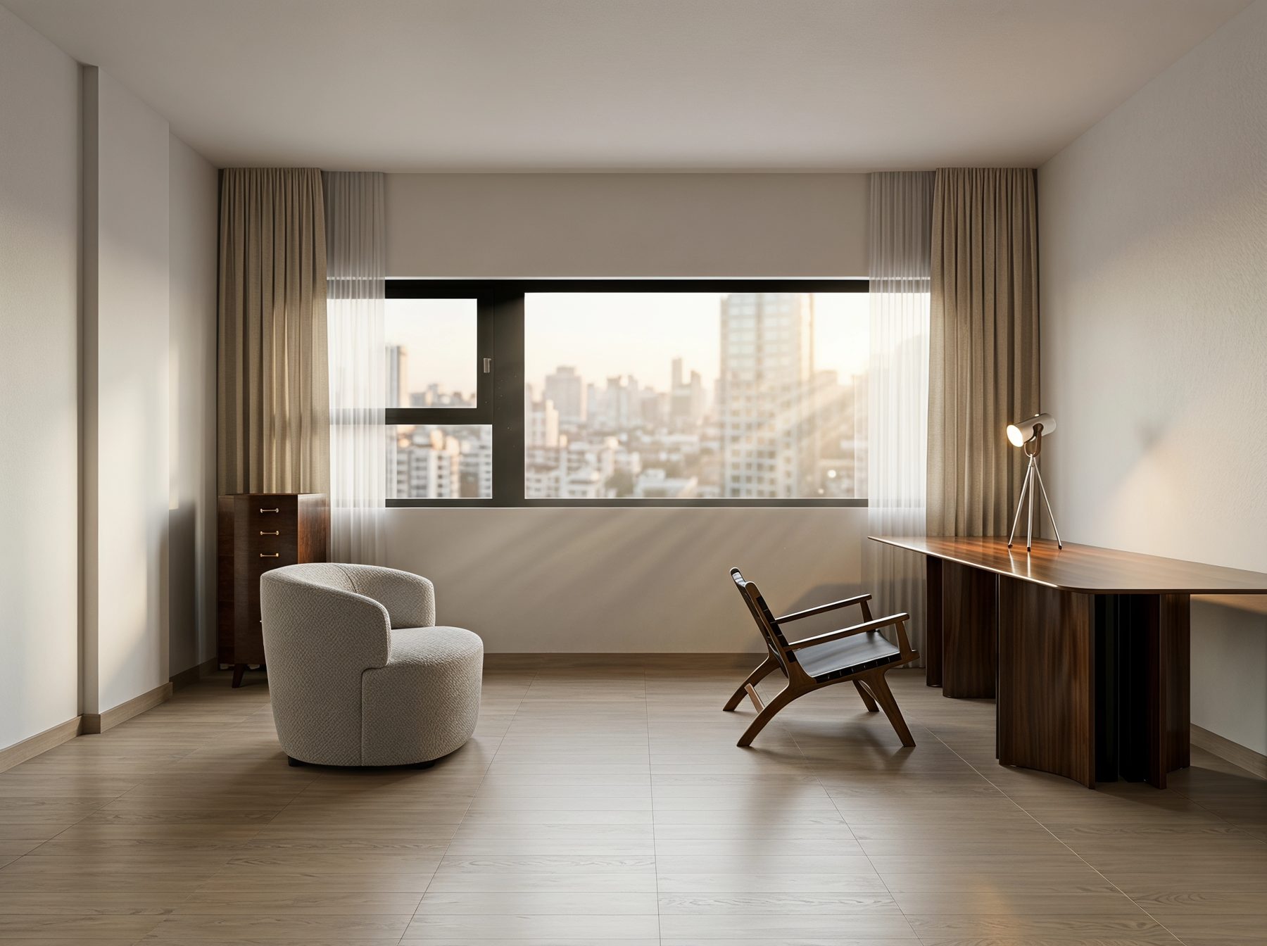 Study and reading corner render
