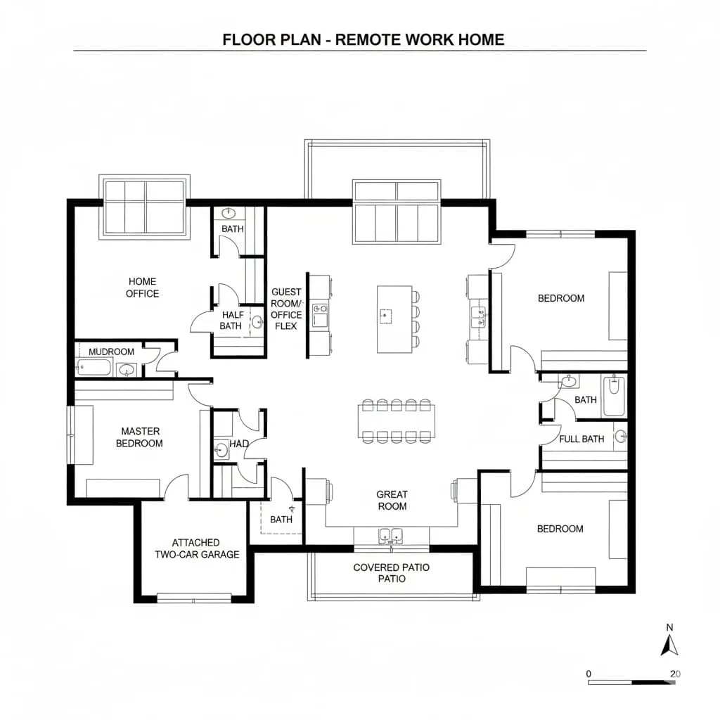 Work-From-Home Optimized Layout