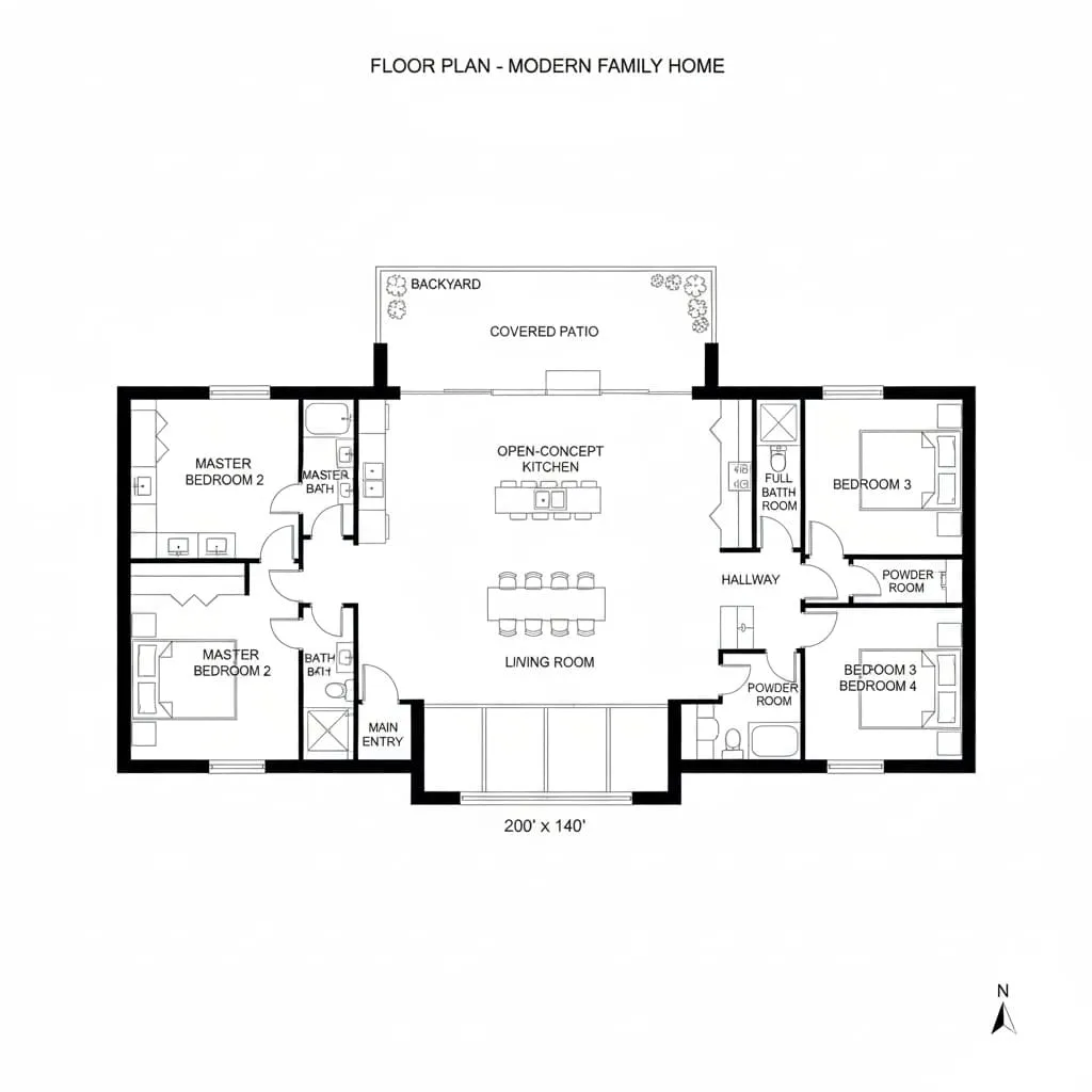 Open-Concept Family Home