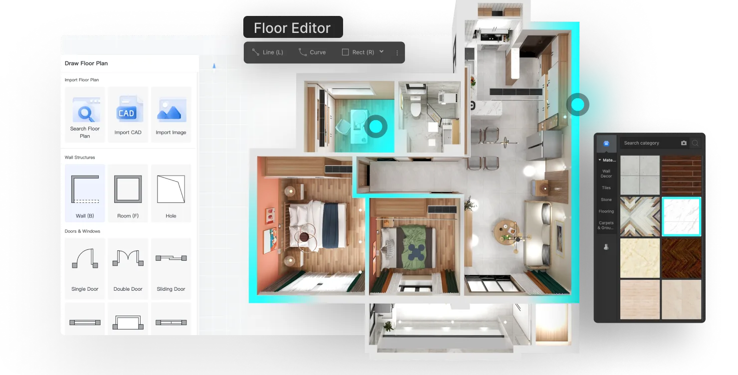 2D & 3D Interior Design