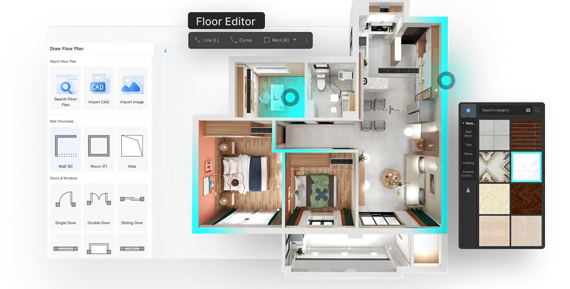 2D & 3D Interior Design