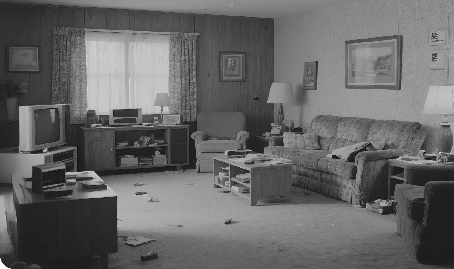 Living Room Before DIY