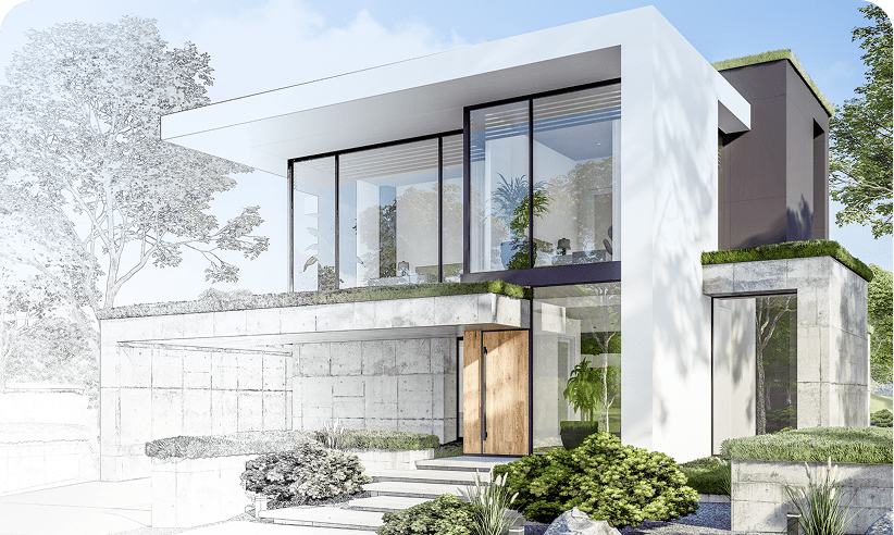 Exterior home design tool