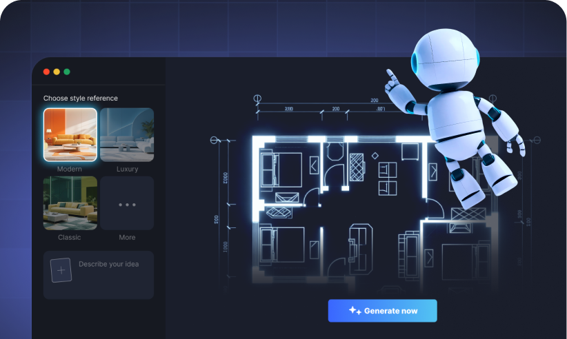 AI floor plan
