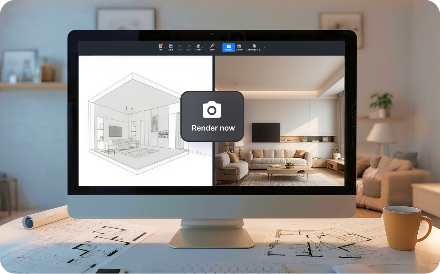 リアルなディテールであらゆる空間を視覚化