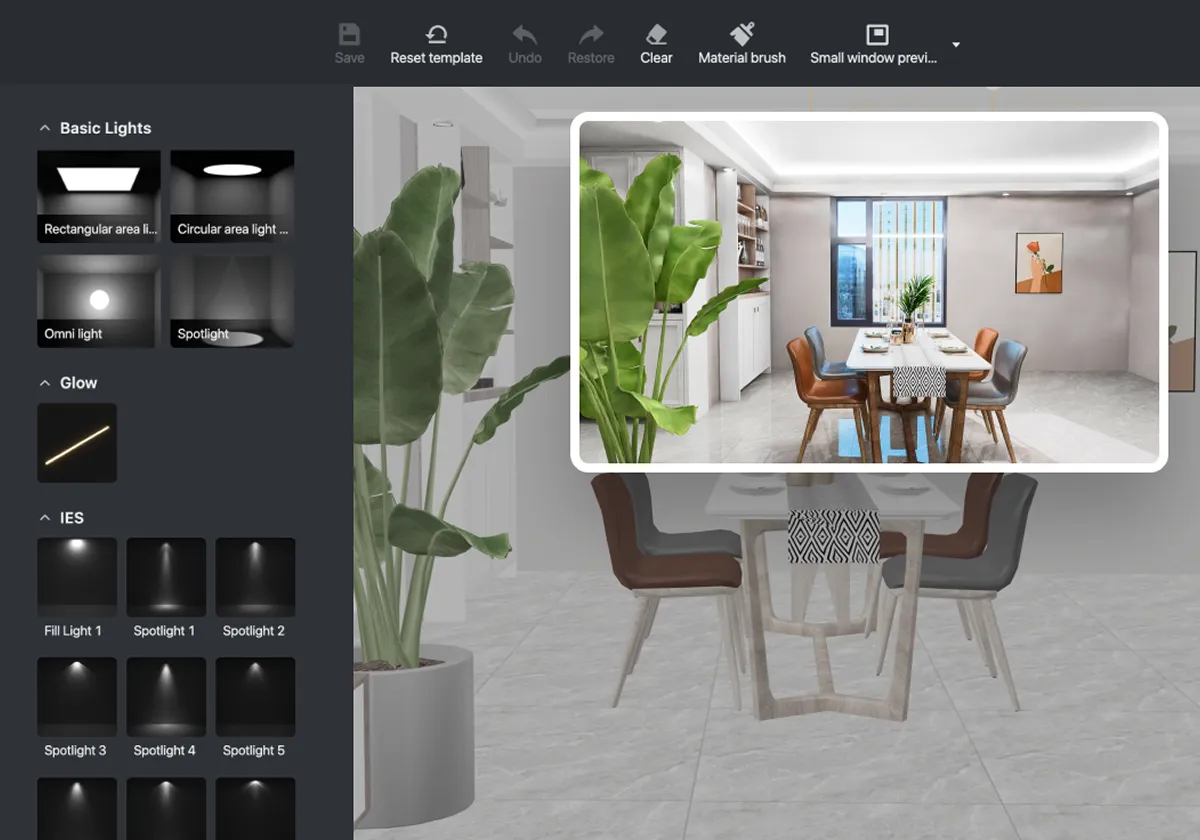 レンダーして共有