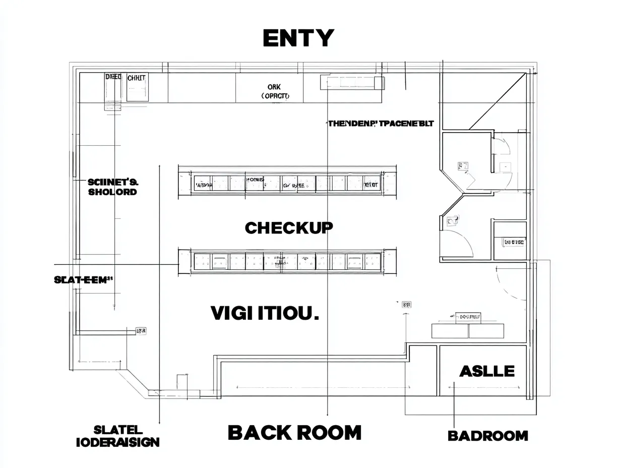Retail Storefront Layout