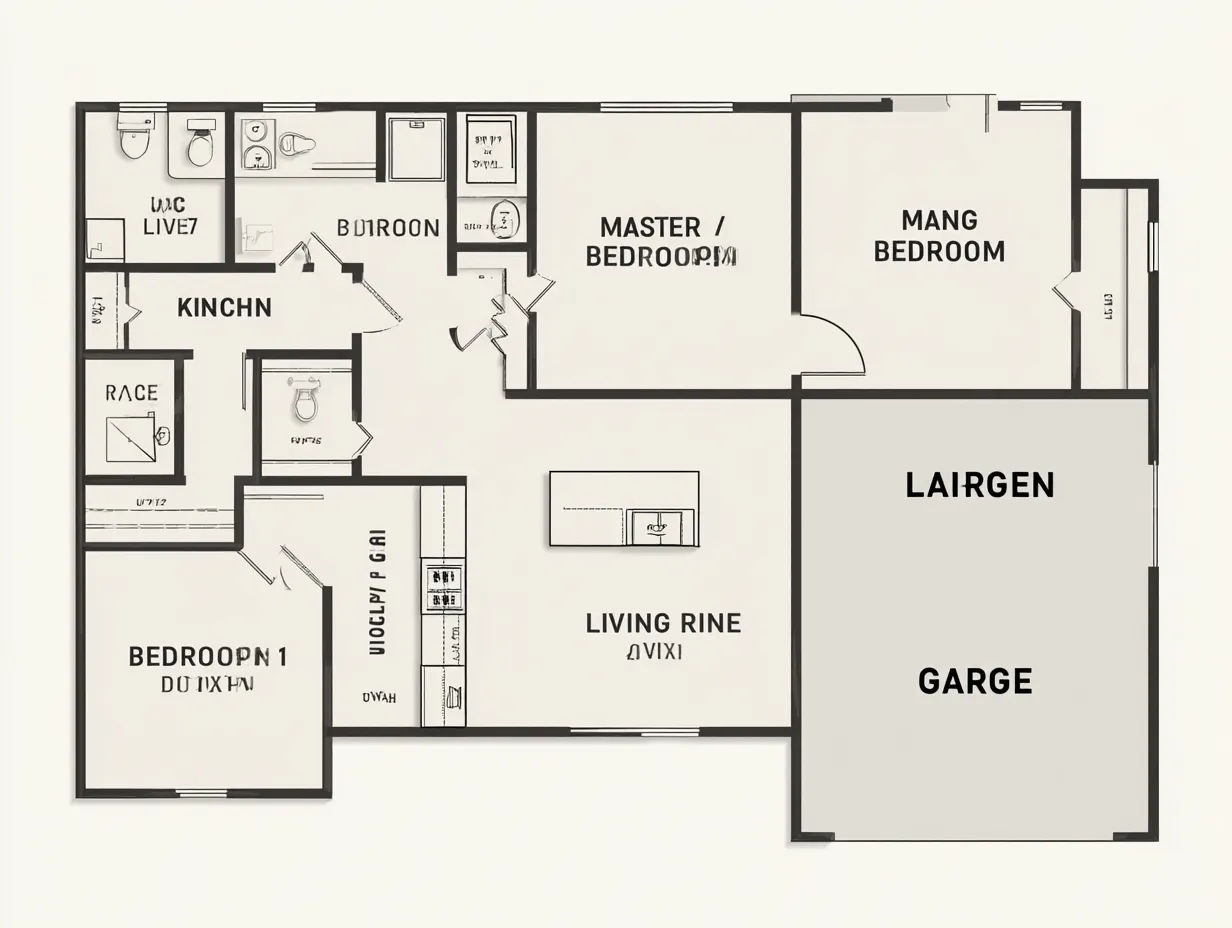 Modern Ranch House 3B2B