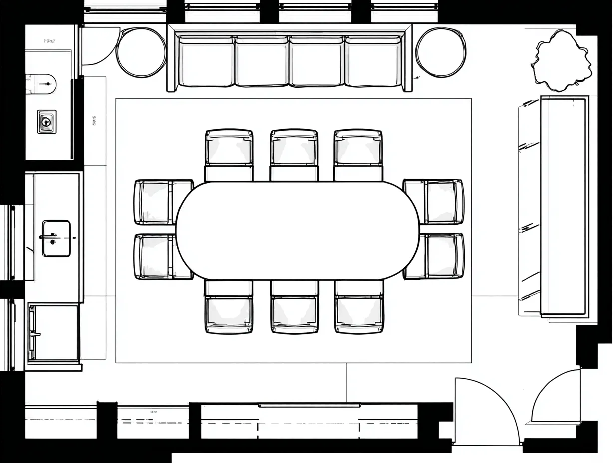 long-narrow-dining-room-layout-with-rectangular-table