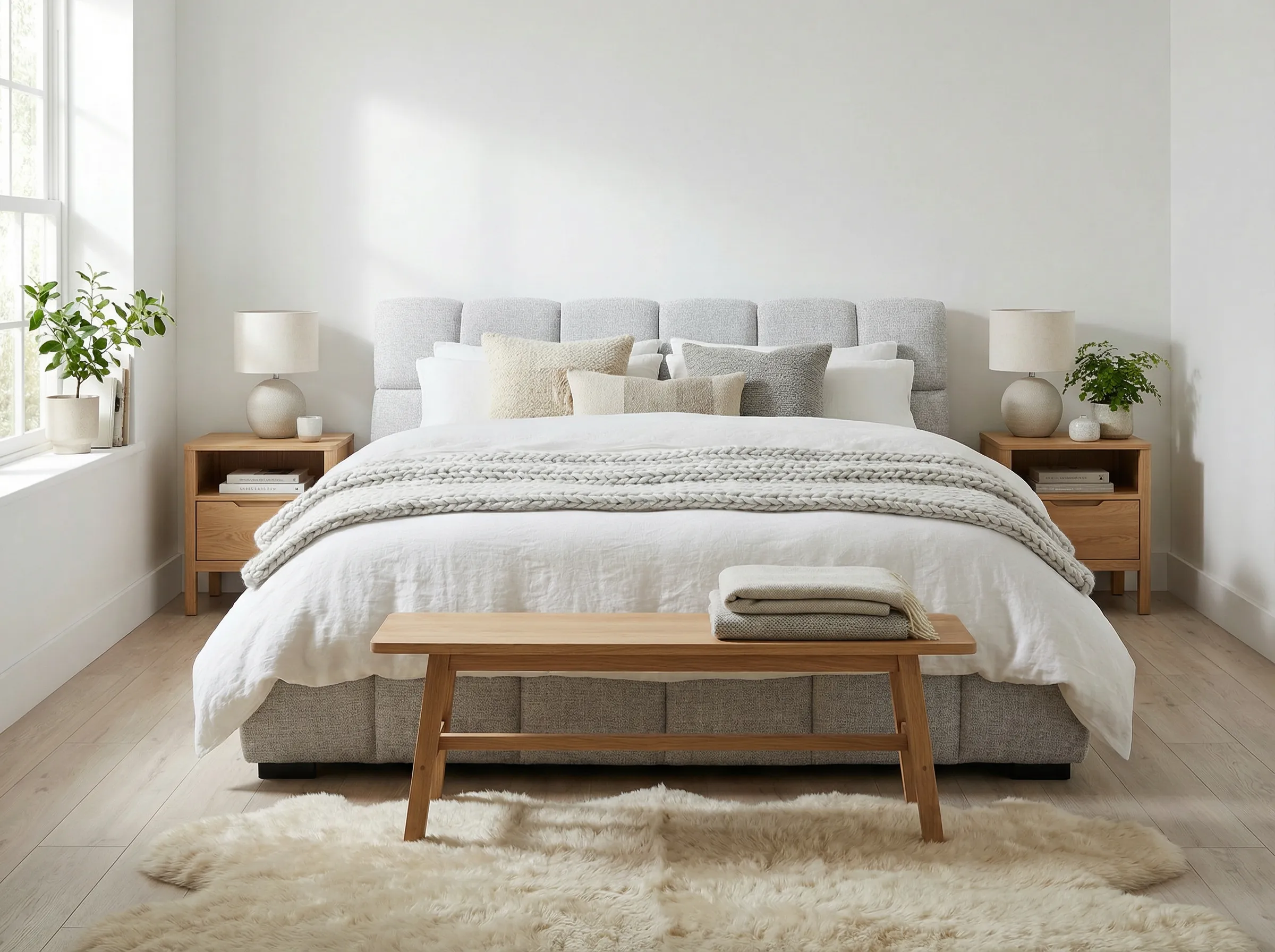 After — styled bedroom