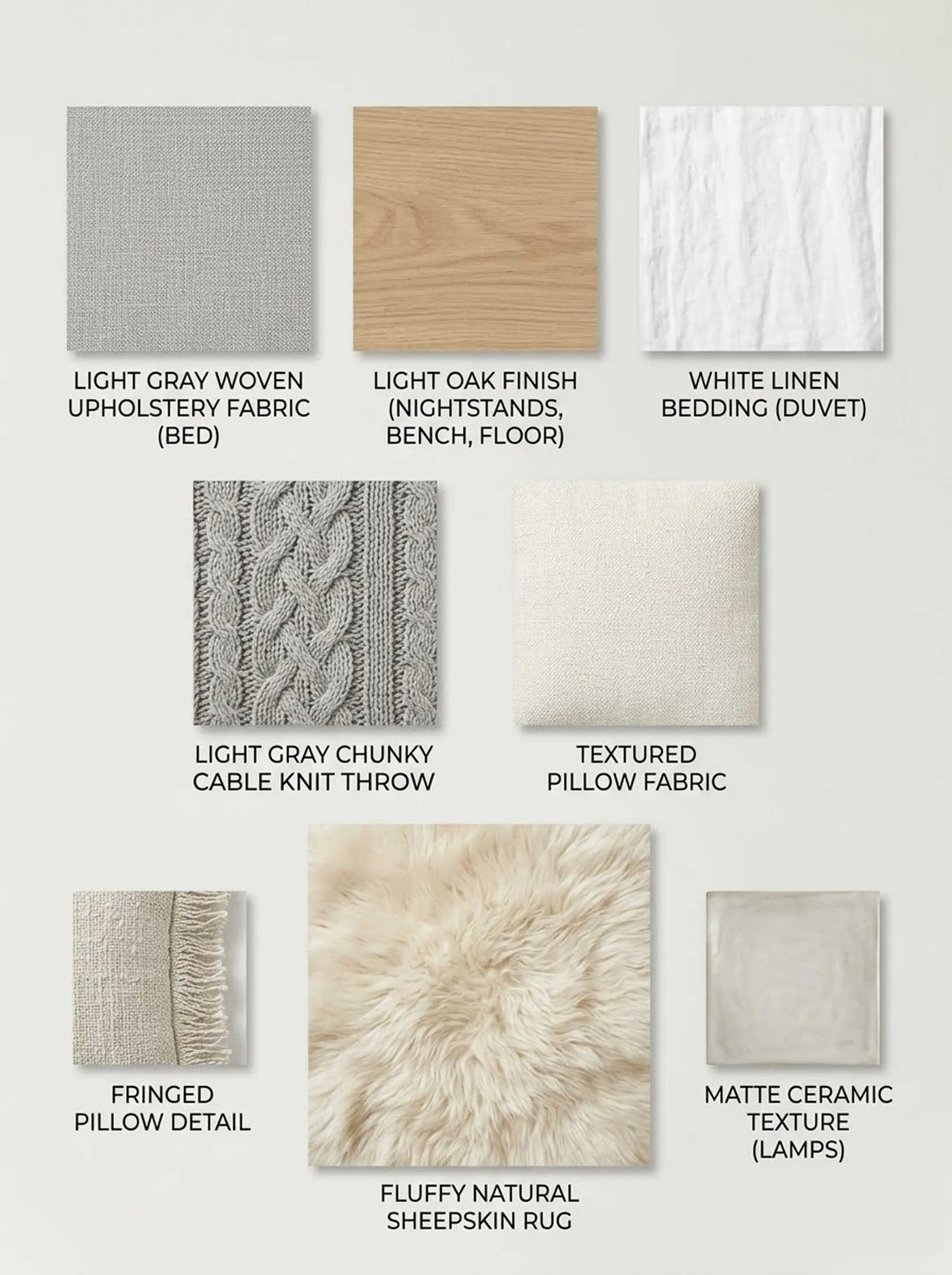 Before — material palette